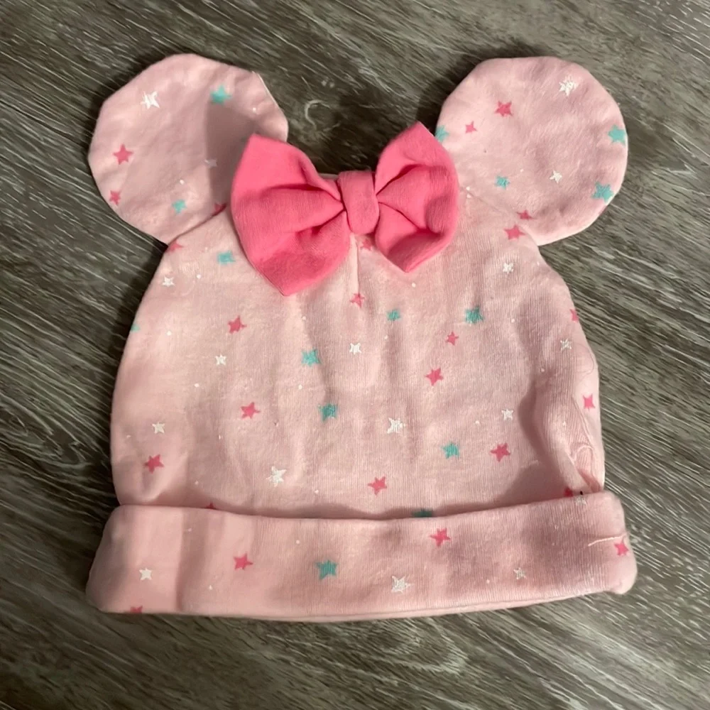 Minnie Mouse baby hat - 6/9 months